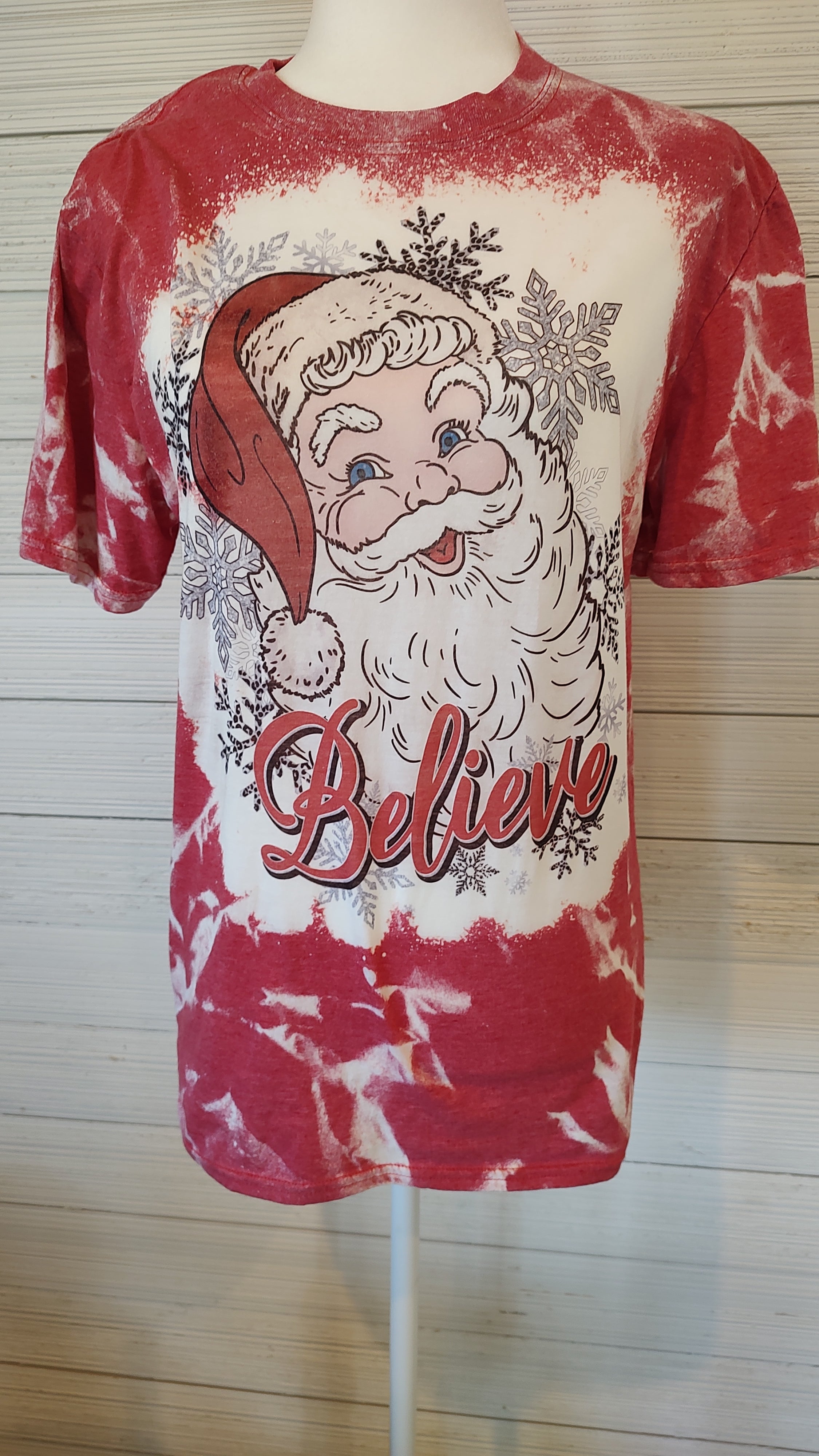 Short sleeve Santa Believe Tee Shirt