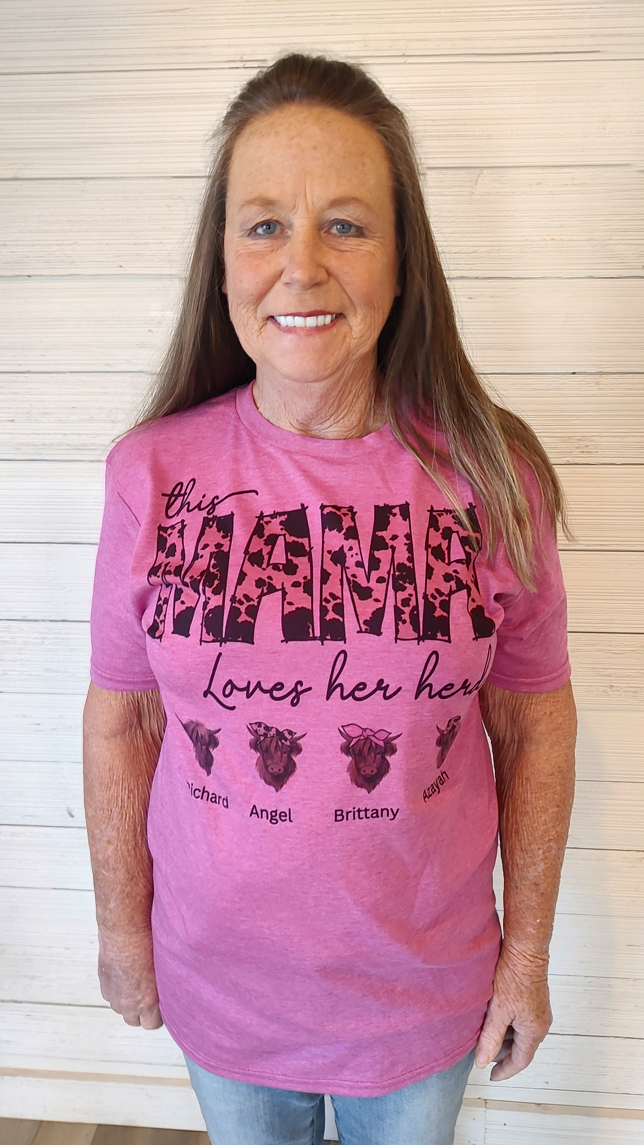 This Mama Loves Her Herd T-Shirt Customized