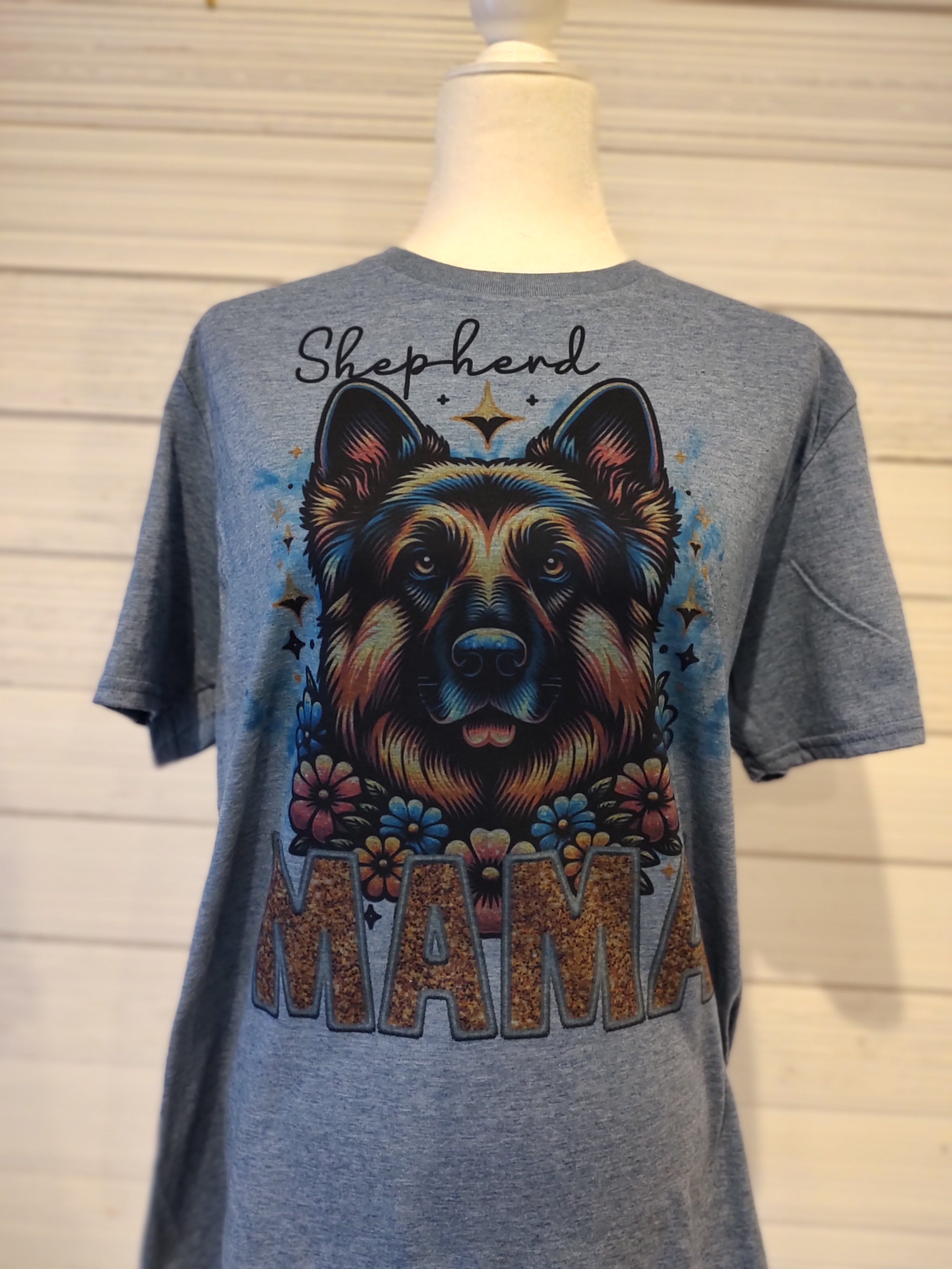 German Shepherd Mama T-Shirt