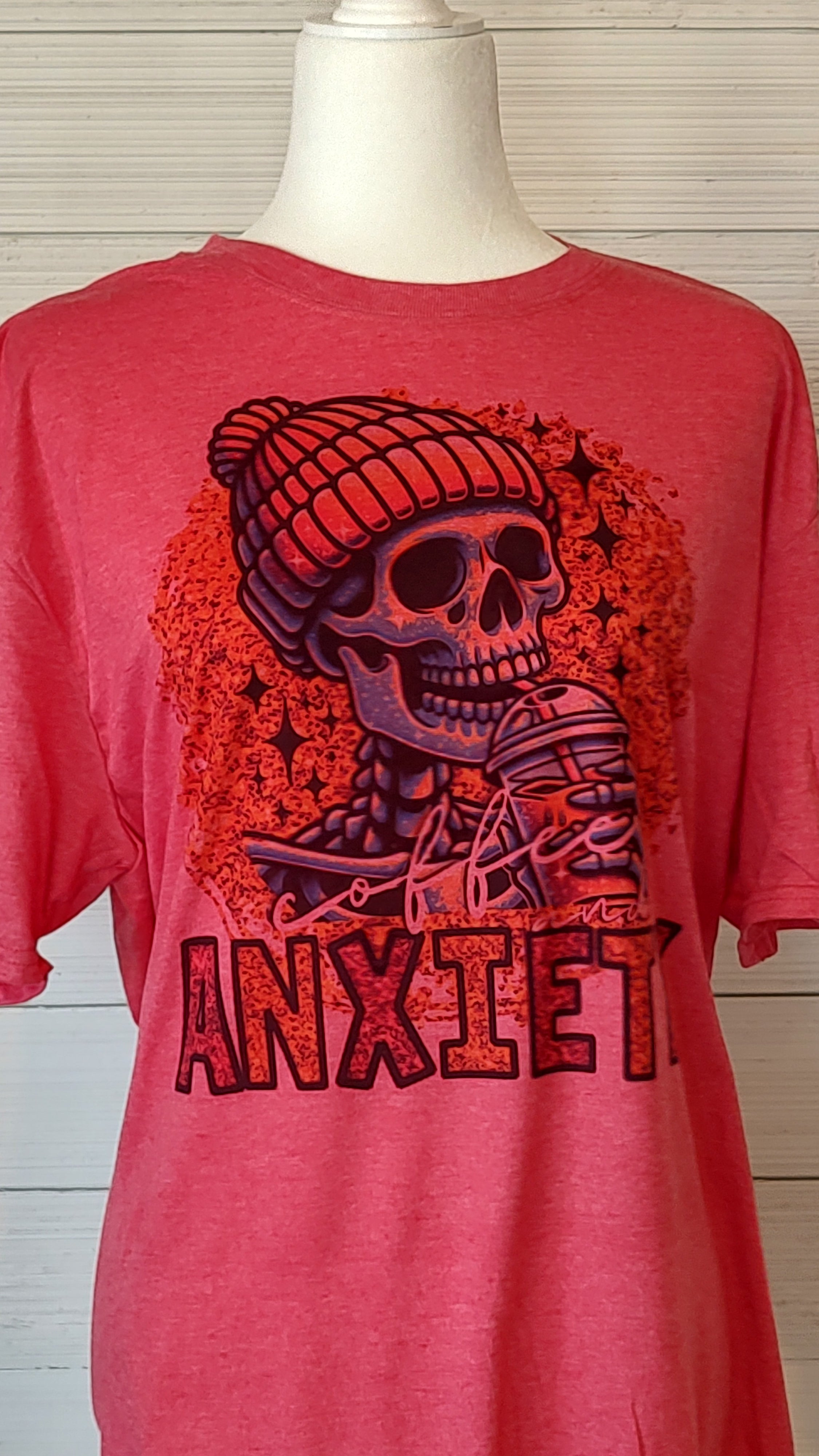 ANXIETY Skull T-Shirt