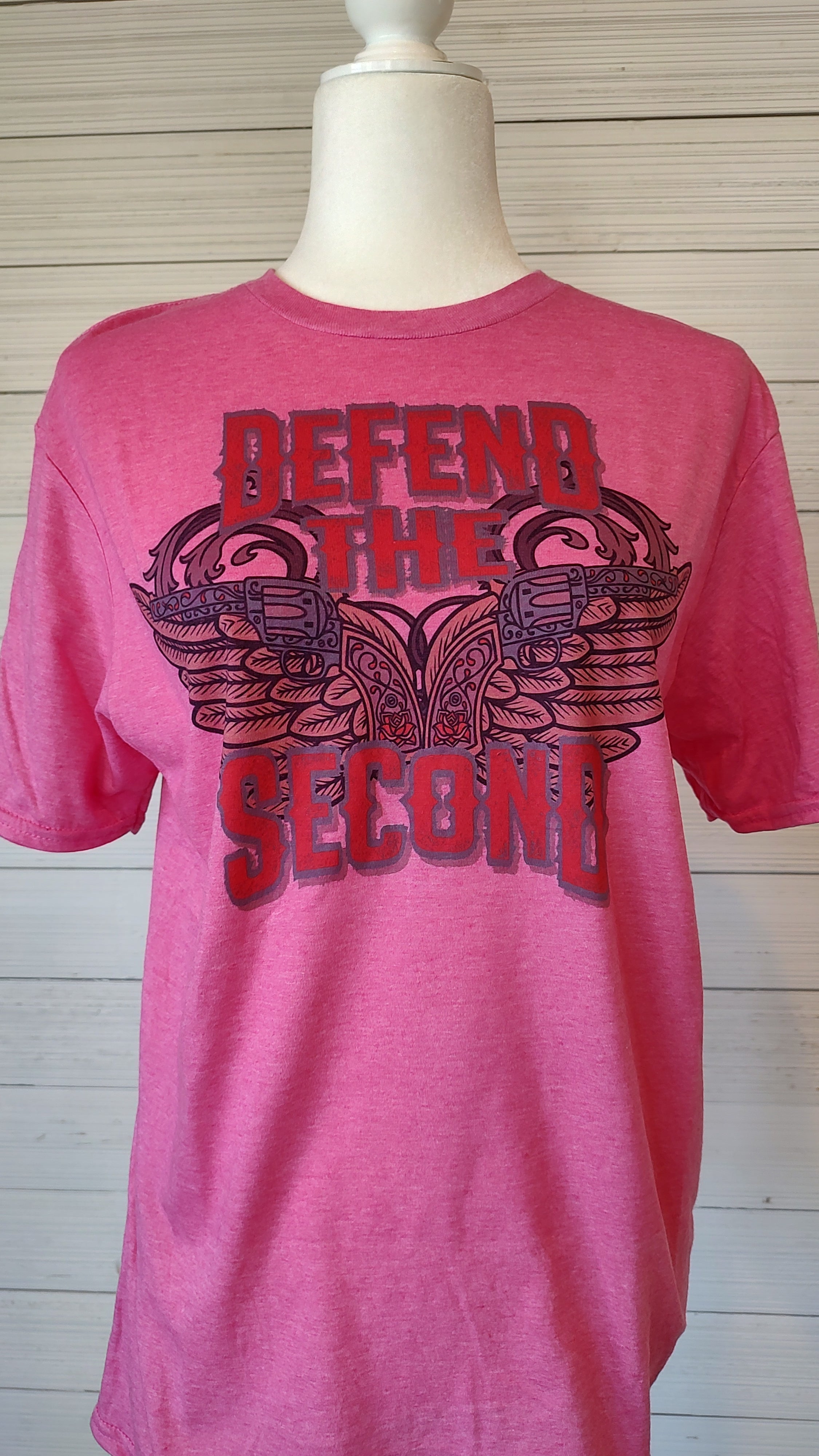 Defend The Second, gun w/rose T-Shirt