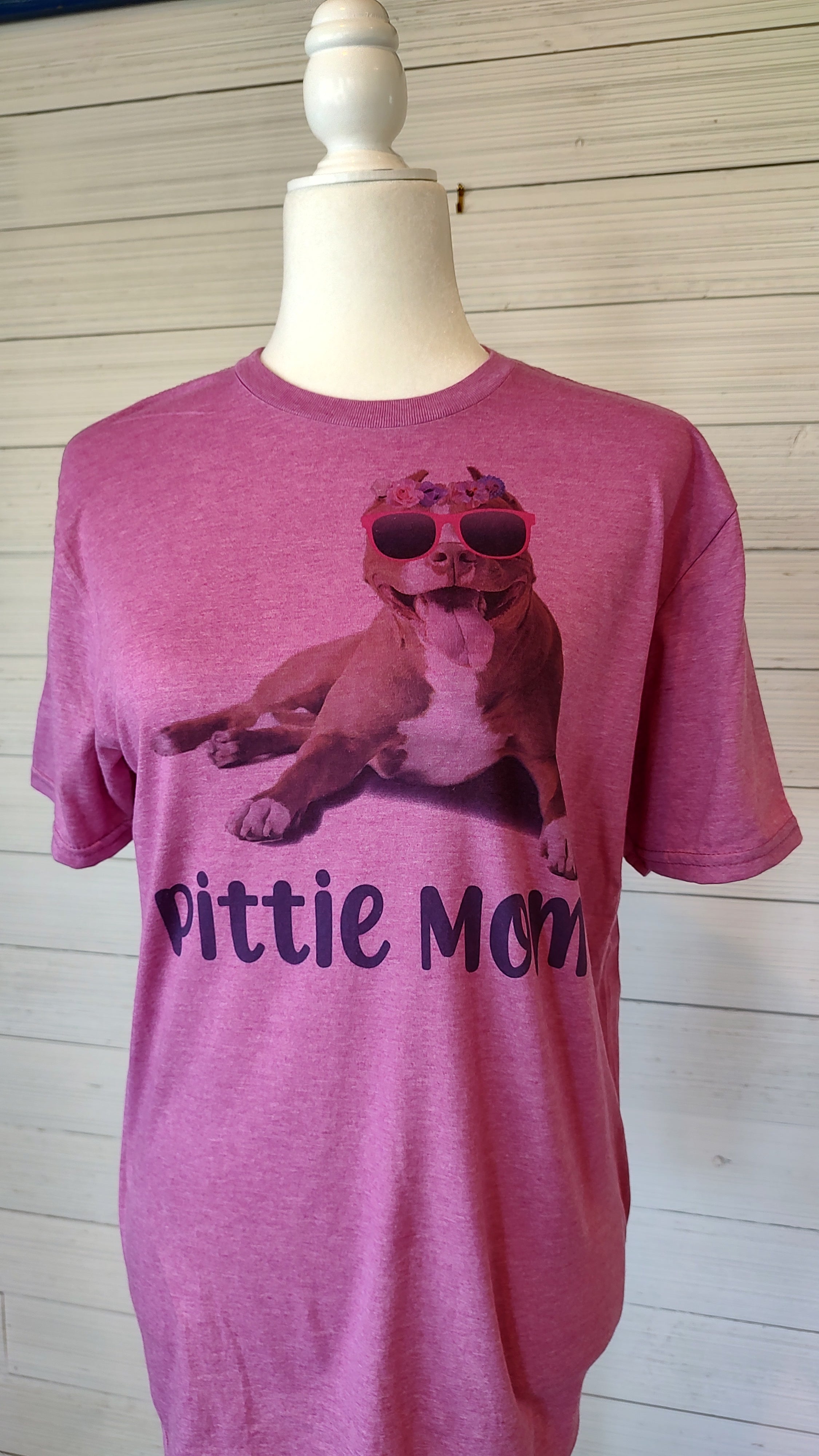 Pittie Mom T-Shirt