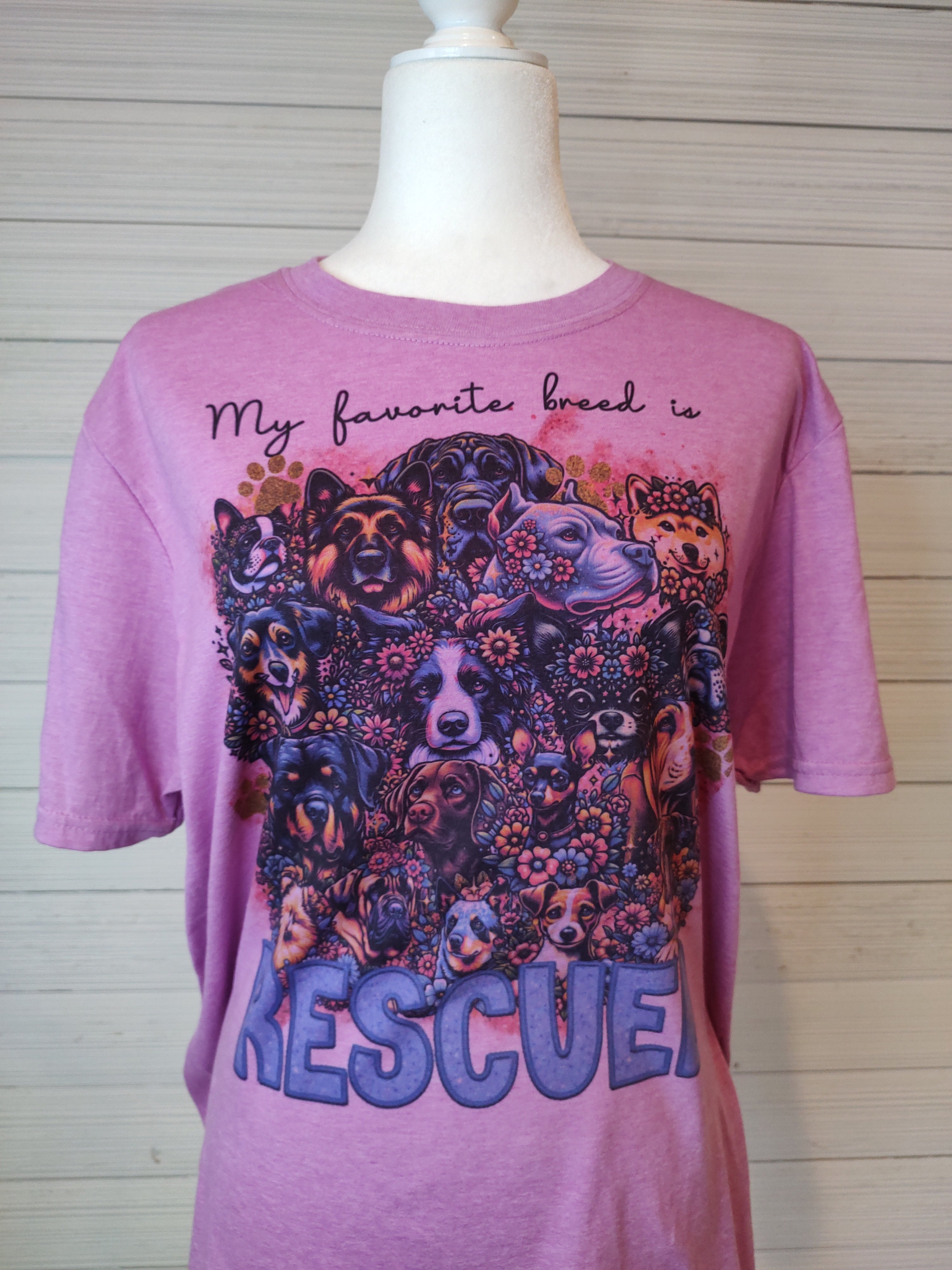 My favorite dog breed is RESCUED T-Shirt