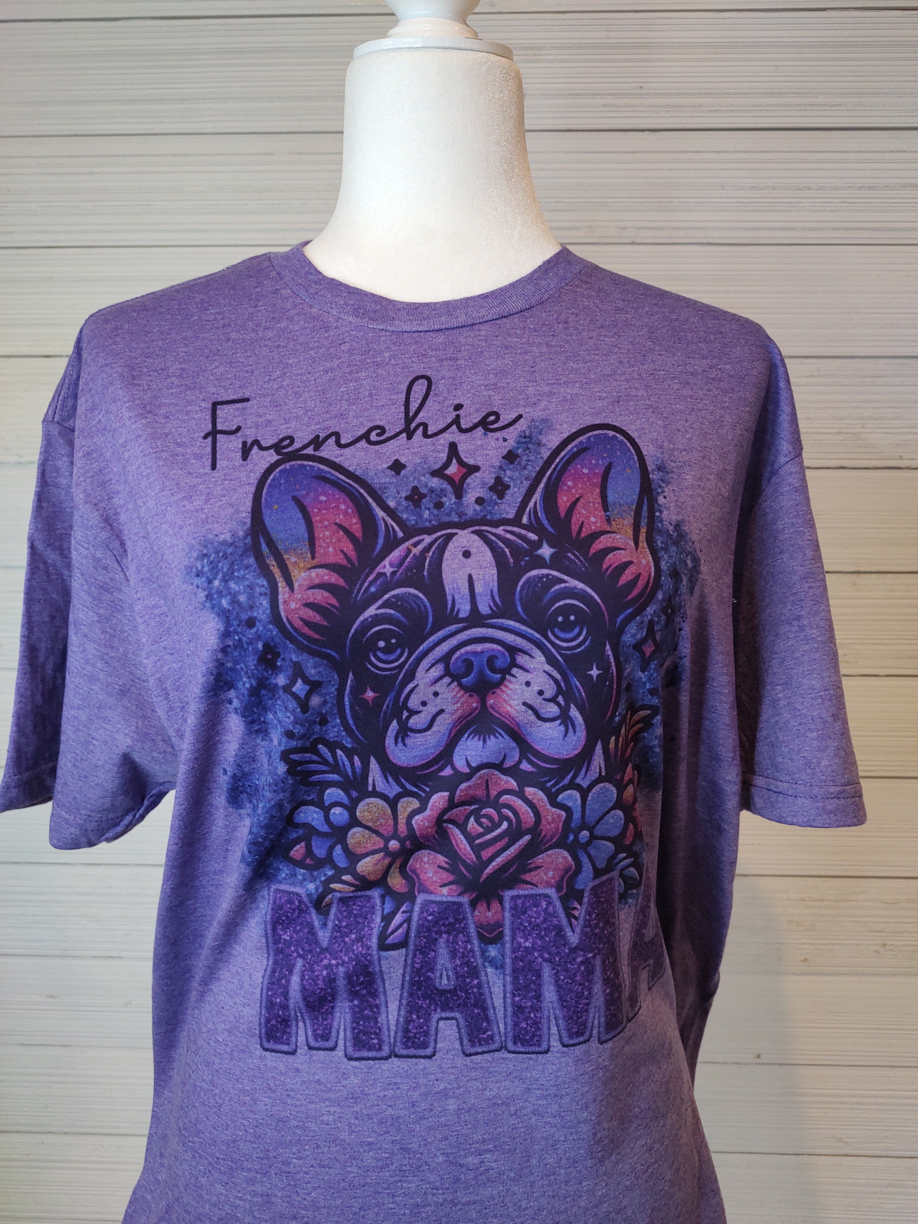 Black Frenchie Mama T-Shirt