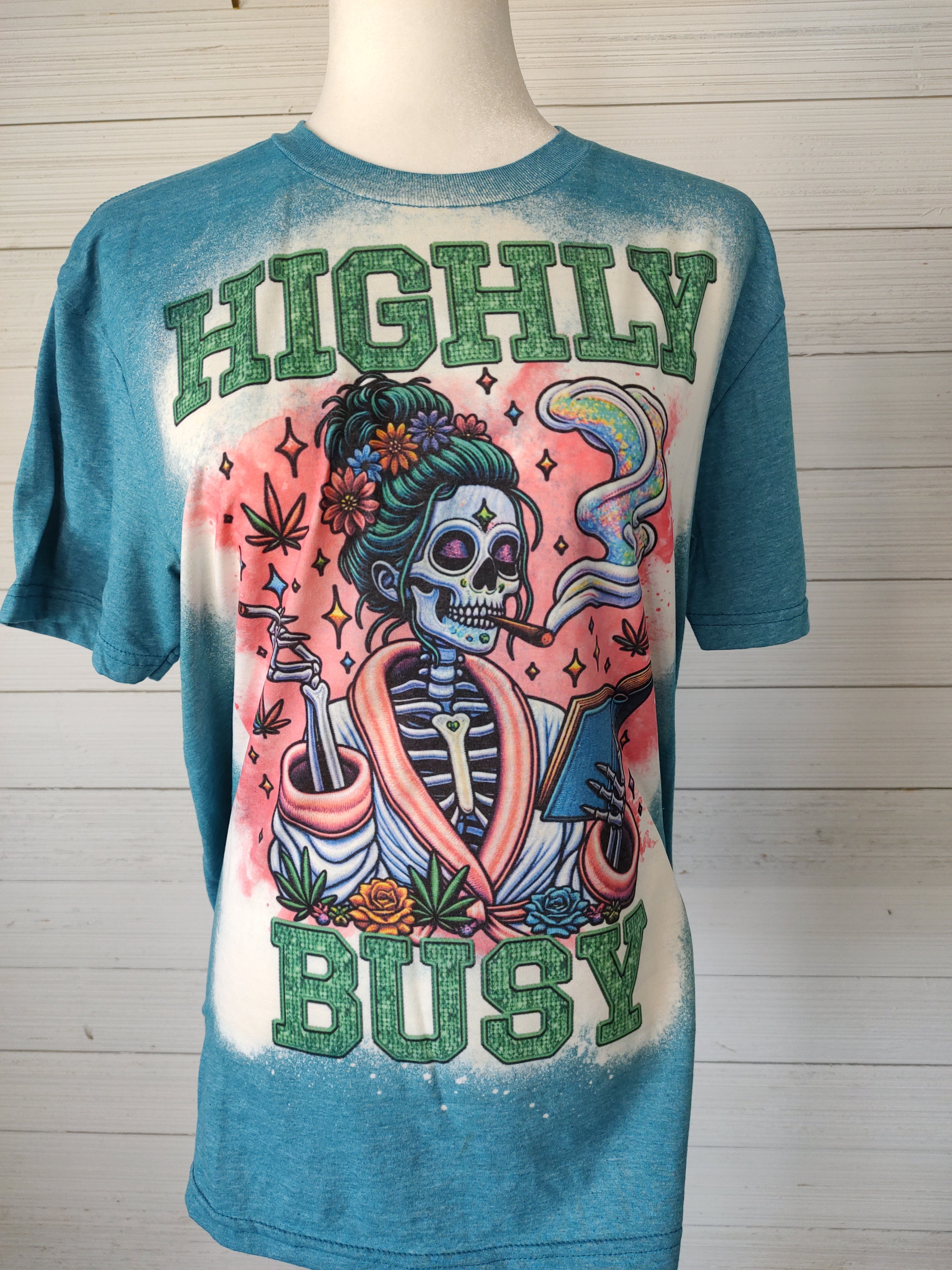 Highly Busy T-Shirt bleached