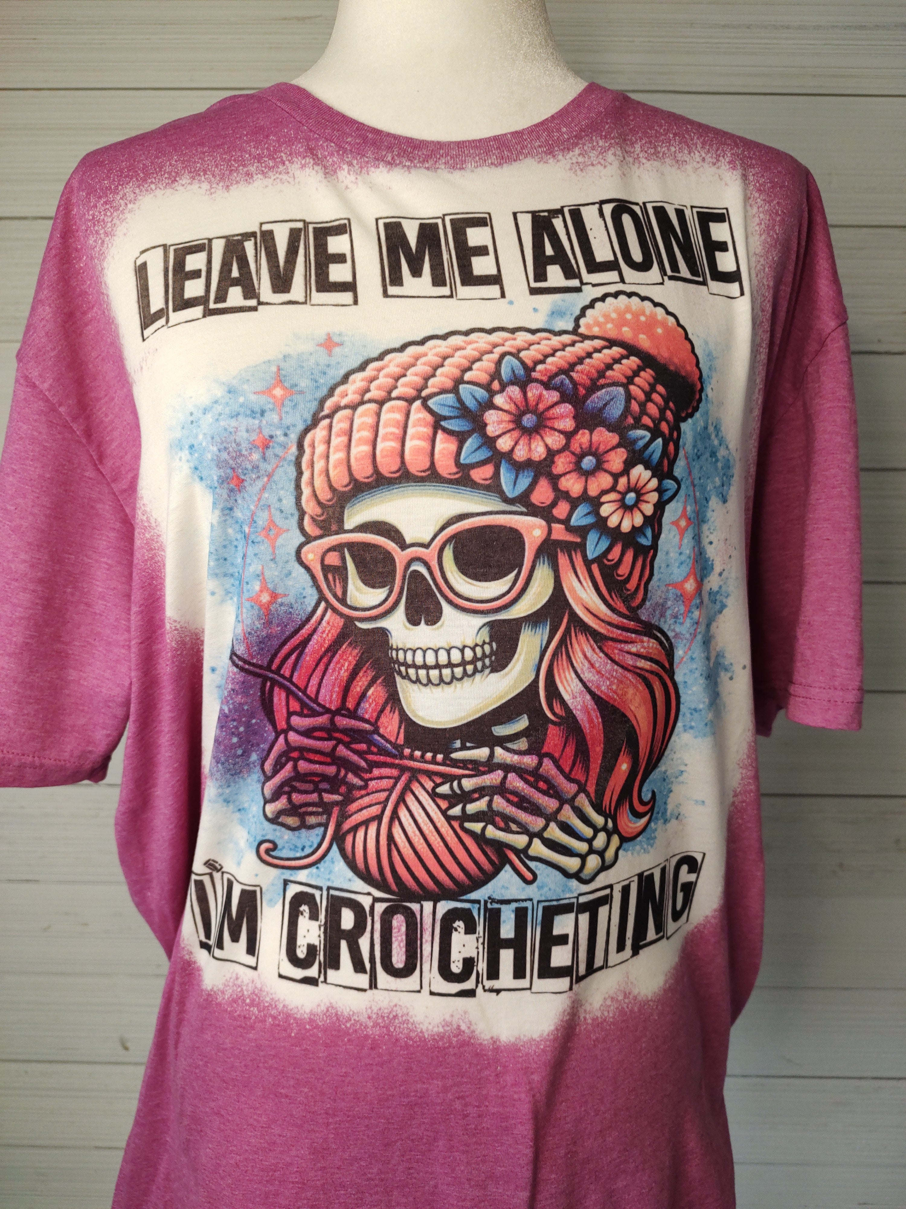 Leave me alone I'm  Crocheting T-Shirt