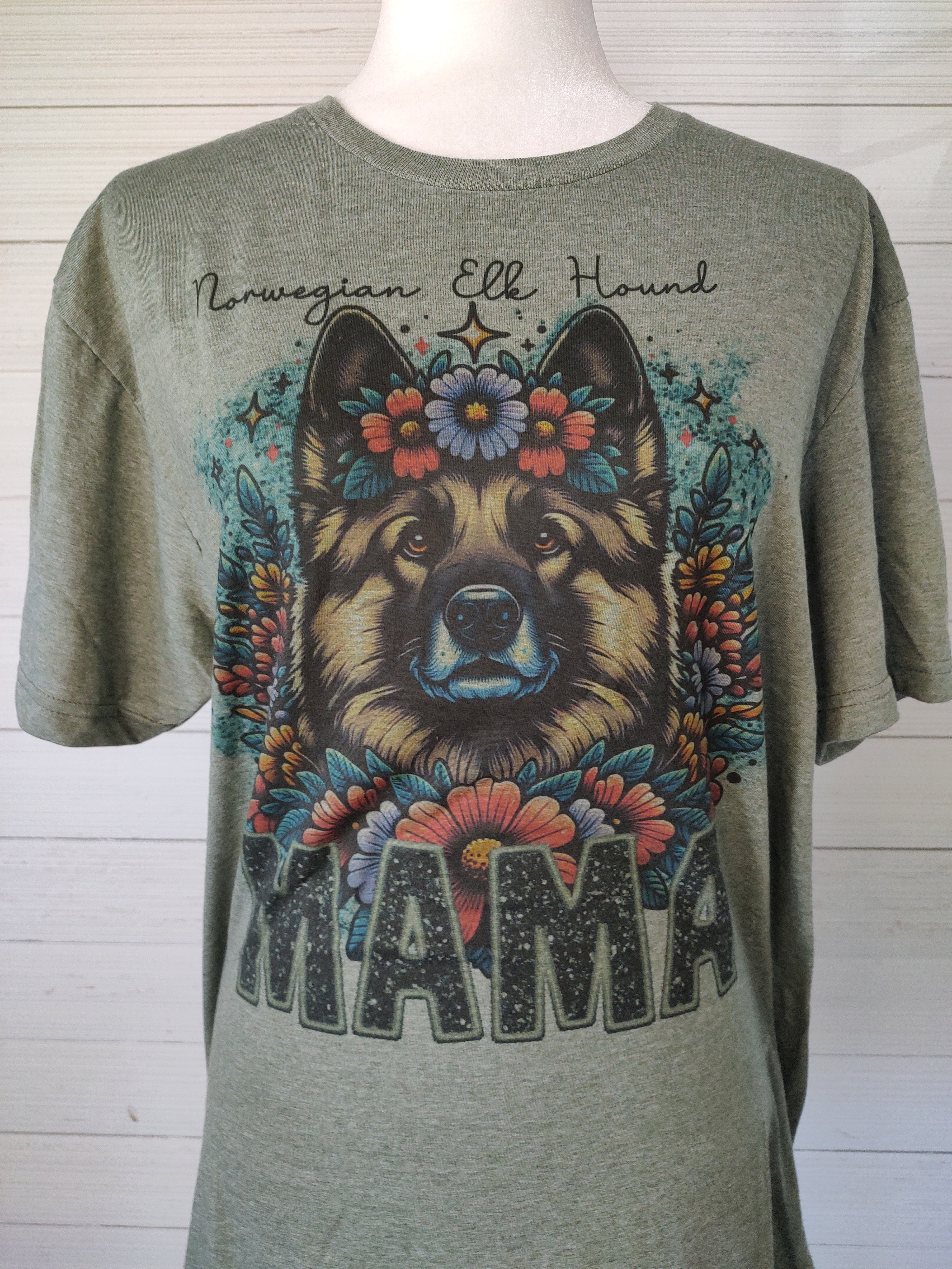 Norwegian Elk Hound Mama T-Shirt