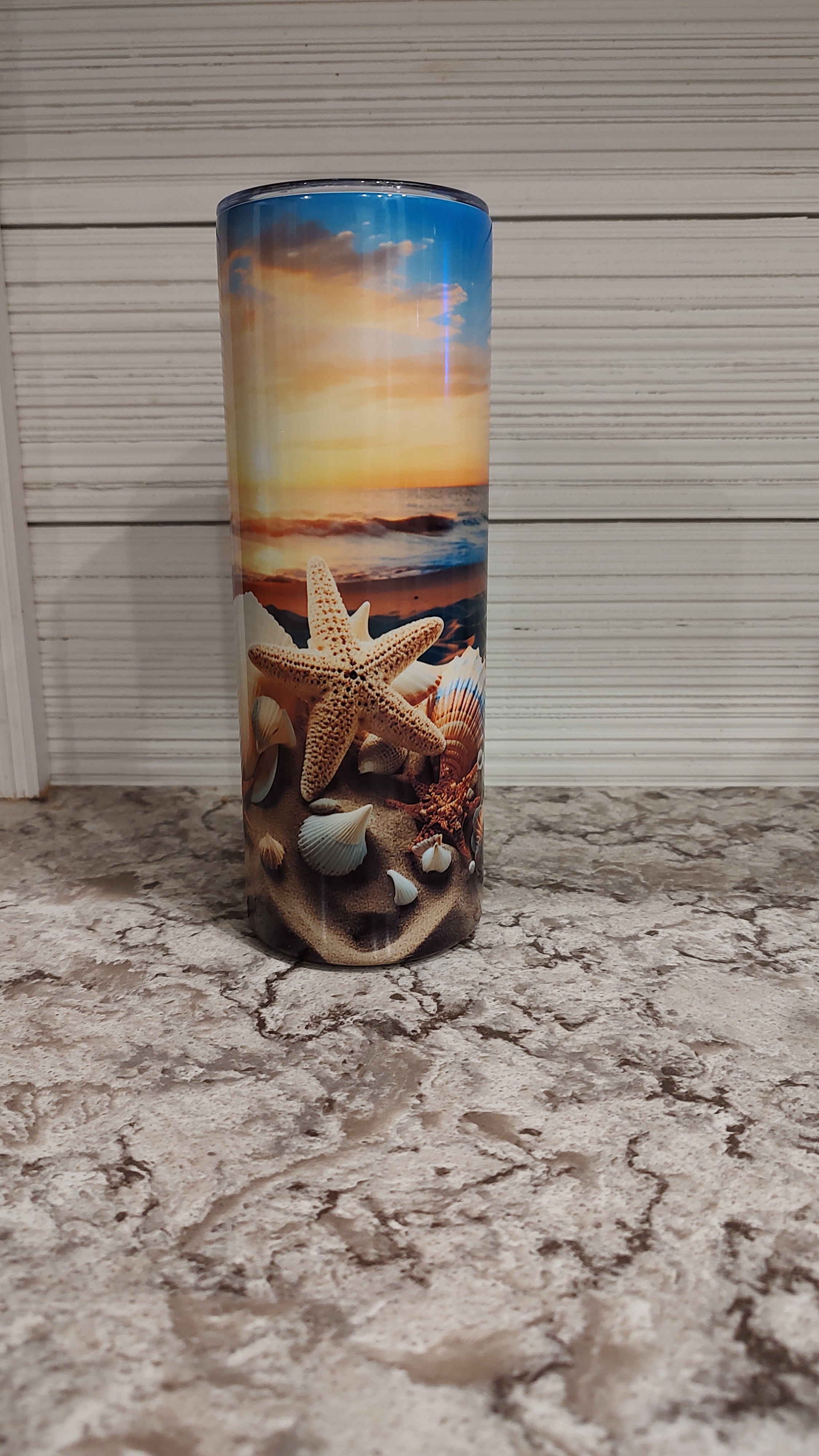 Beachy Sea Shell 20oz. Tumbler