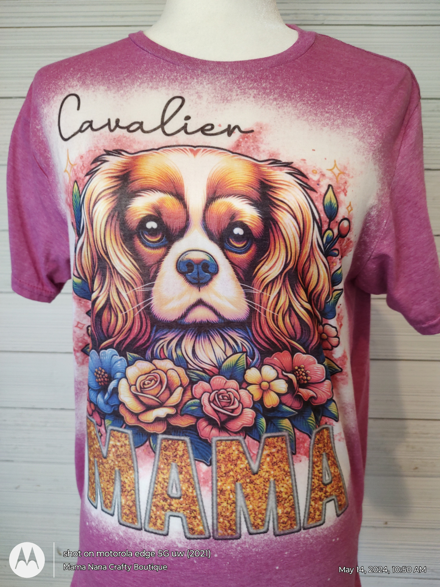 Cavalier Mama short sleeve T-Shirt Bleached