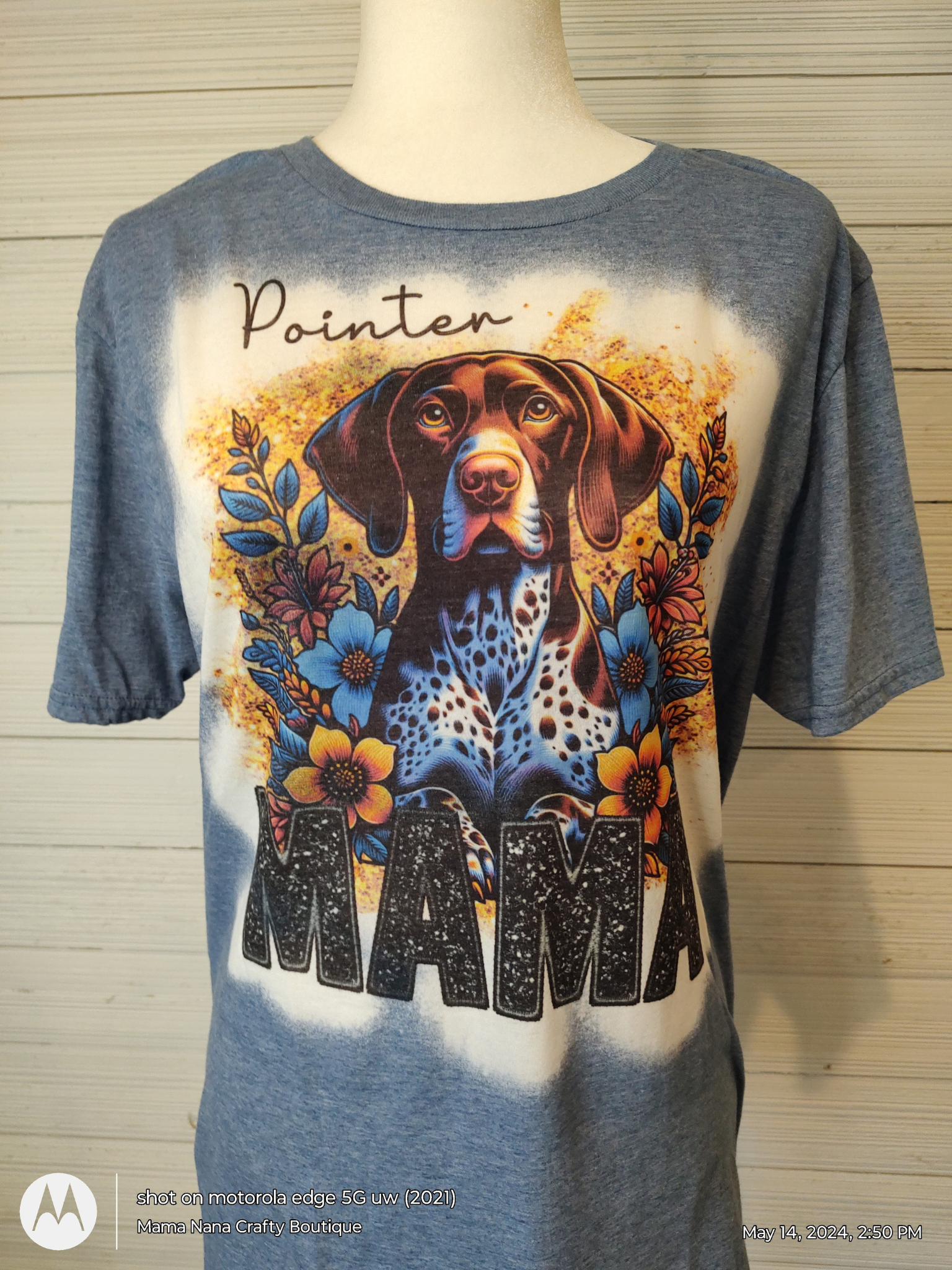 Pointer Mama T-Shirt Bleached