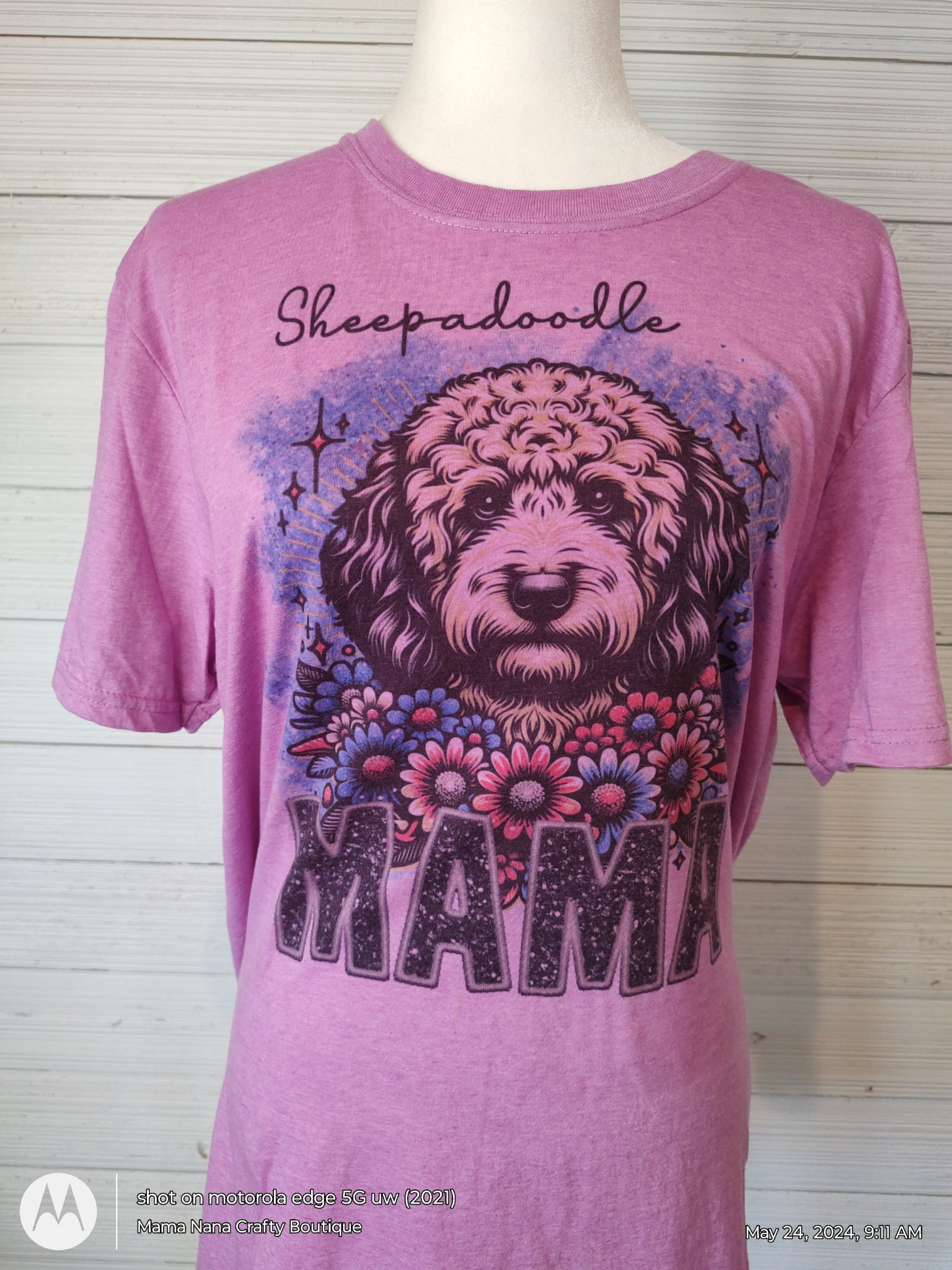 Sheepadoodle Mama T-Shirt