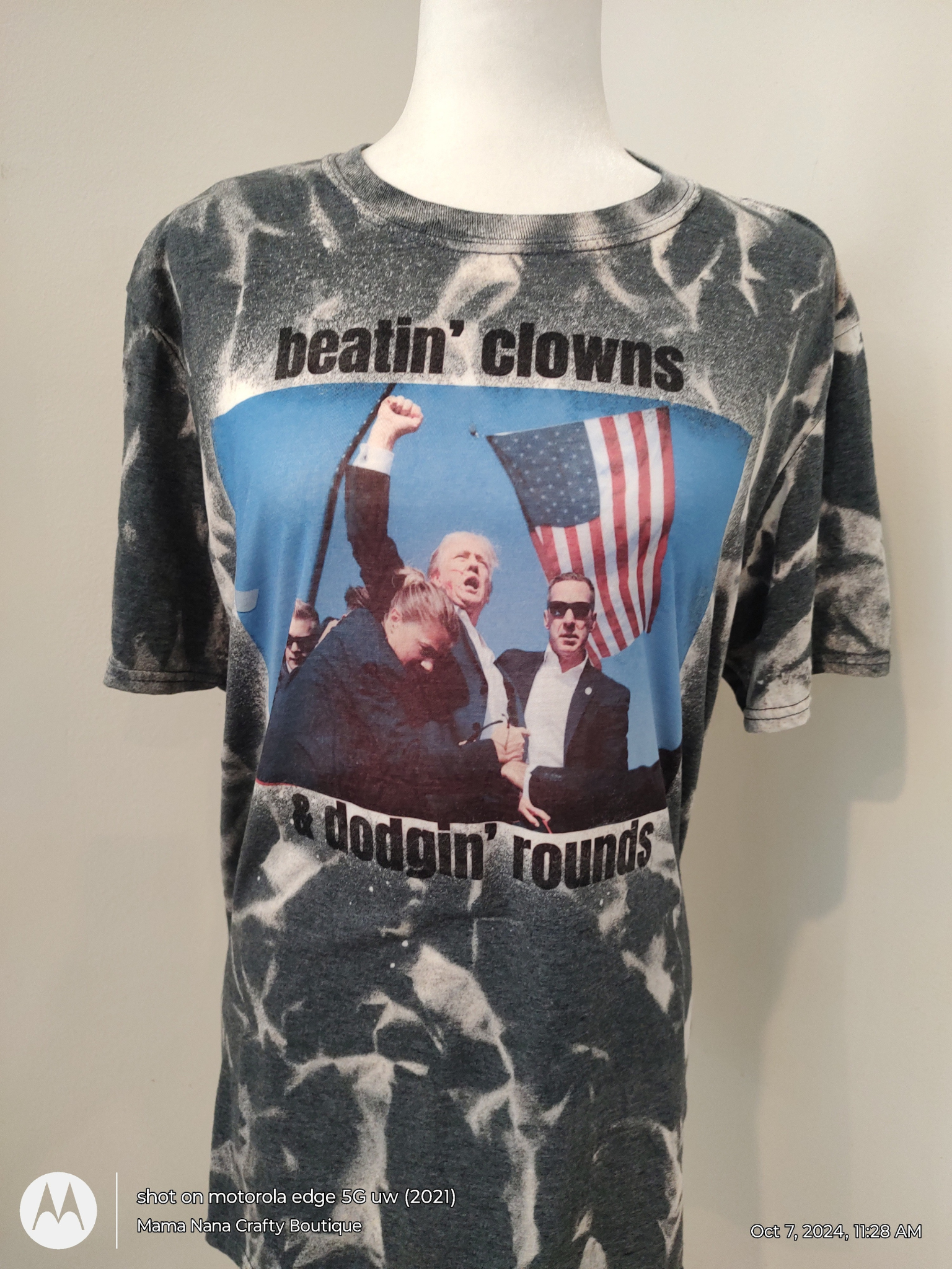 Short sleeve T-shirt Beatin ' clowns and dodging rounds